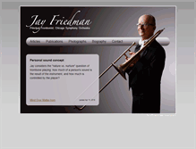 Tablet Screenshot of jayfriedman.net